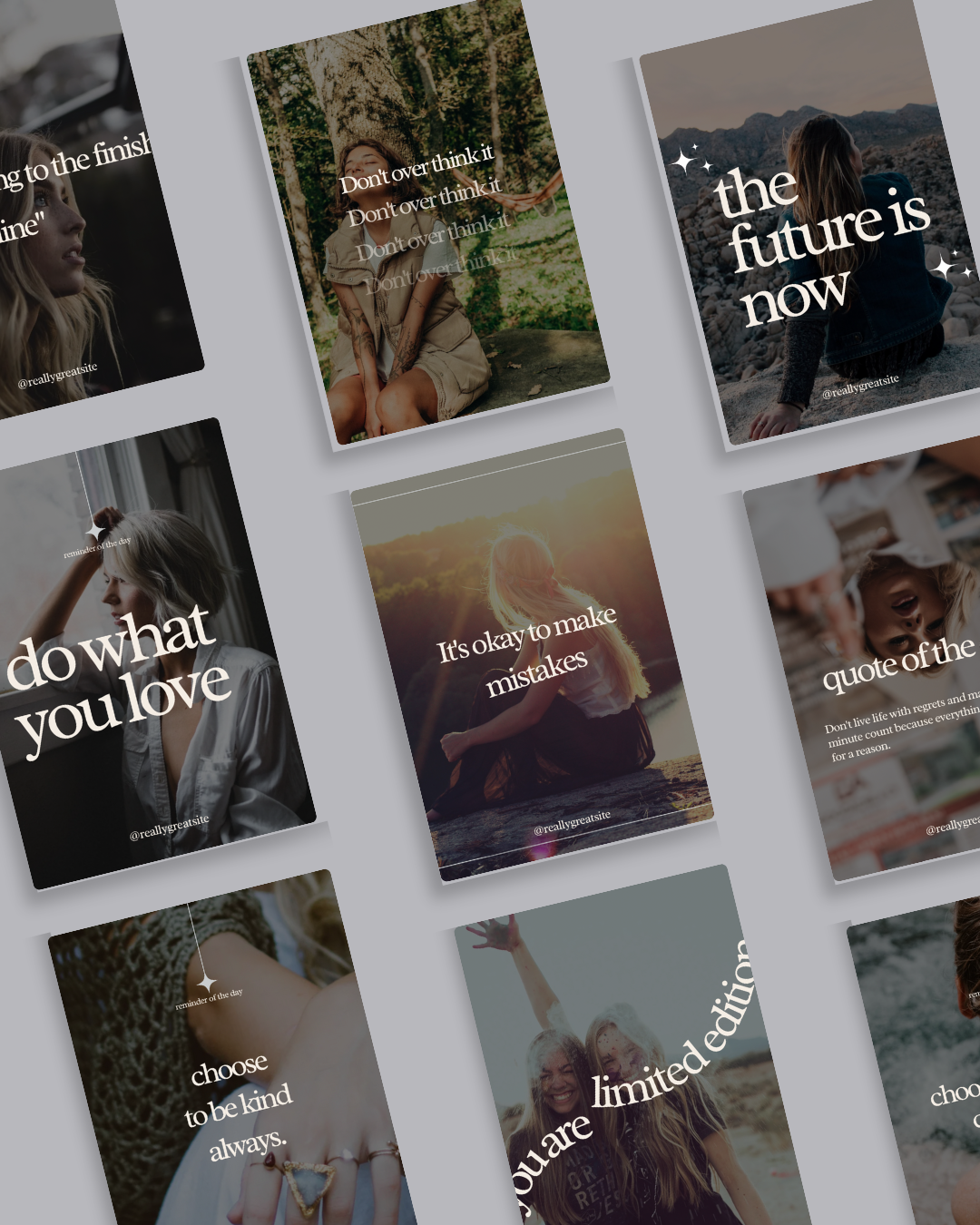 1.4 Positive Affirmations Instagram Quote Templates