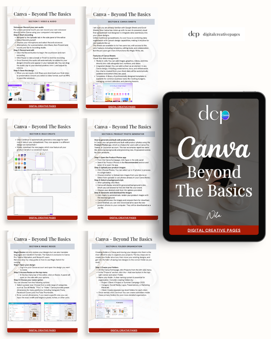 1. Canva - Beyond The Basics