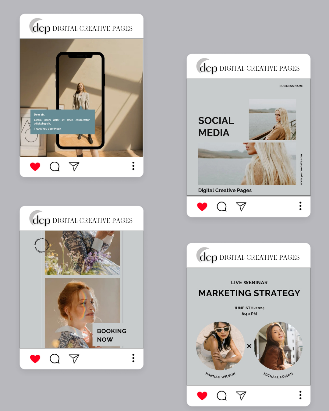 1.3 Social Media Marketing Expert Instagram Template Bundle