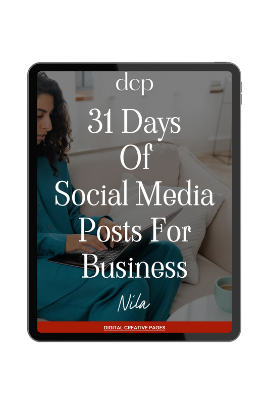 15. 31 days of Social Media Posts For Business