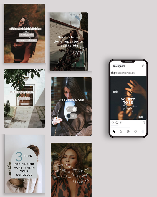 1.1 Design Your Life Stories Instagram Canva Templates