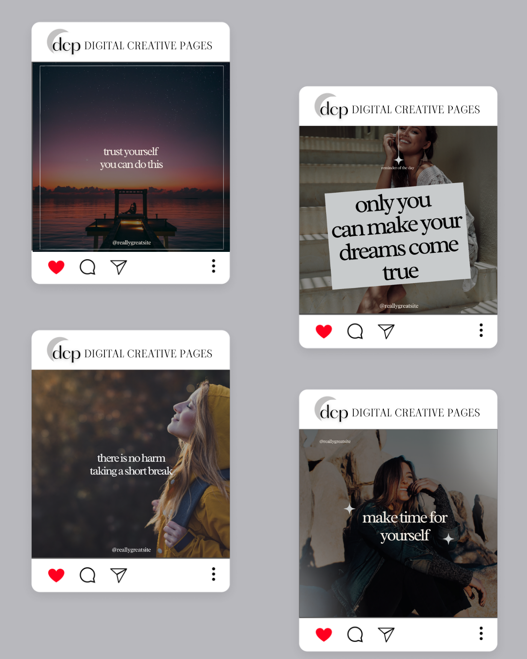 1.4 120+ Positive Affirmation Quotes IG Posts Templates