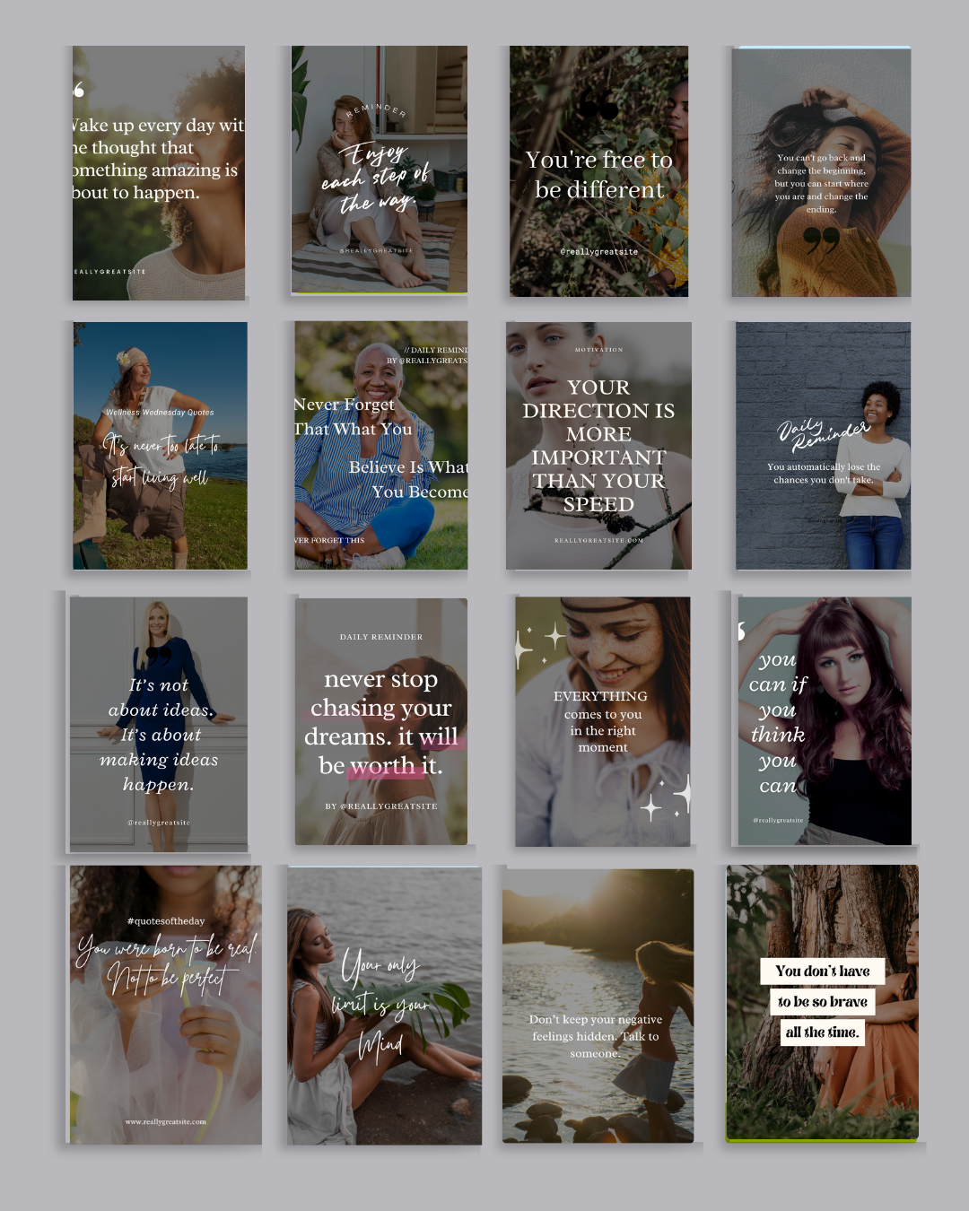 1.4 120+ Positive Affirmation Quotes IG Posts Templates