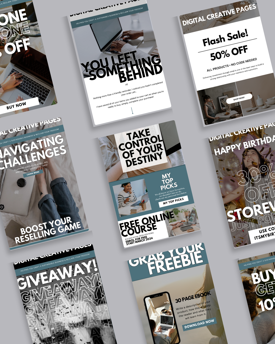 1.2 Email Funnel Canva Templates