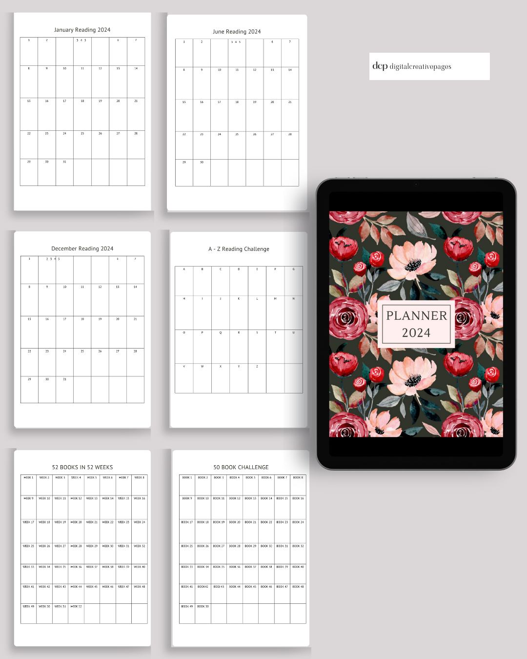 3.1 Fillable Book Review Planner - for Bookstagrammers