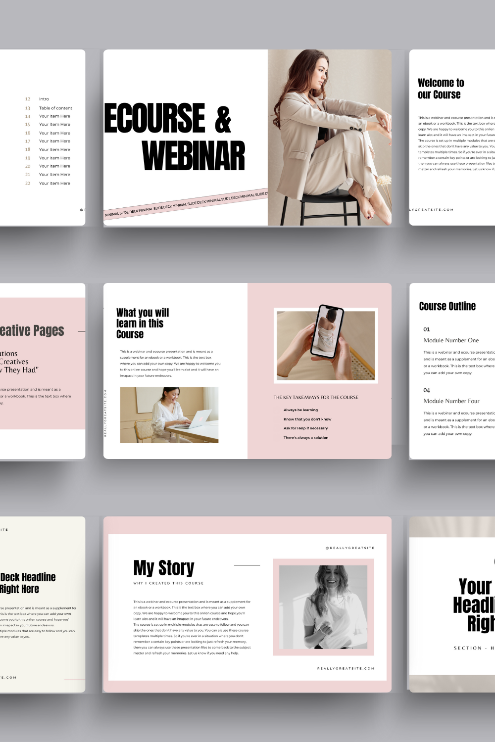 3.6 Webinar and eCourse Social Media Template